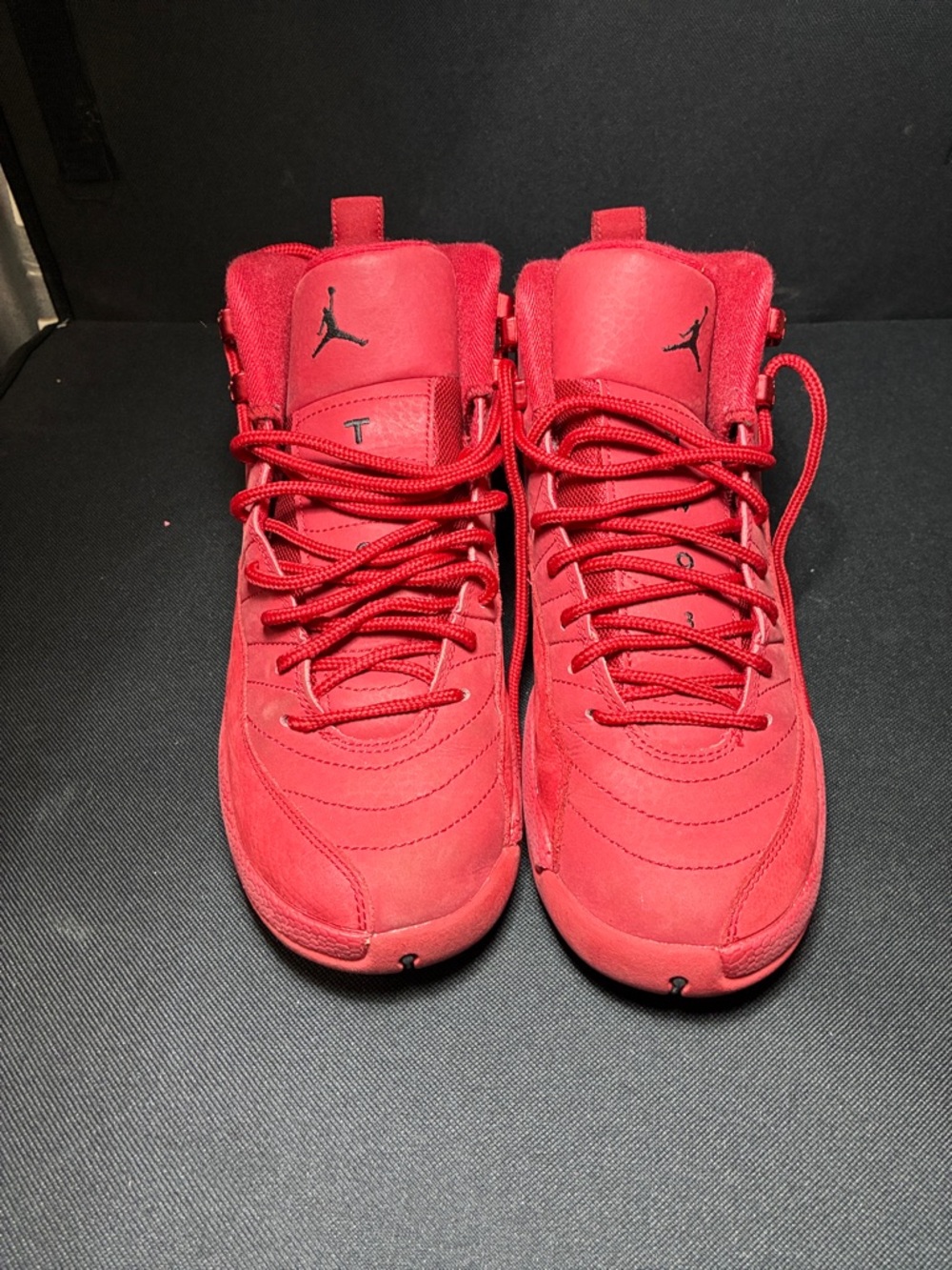 Air Jordan Red Suede Sneakers  SKU 153265-601 USED